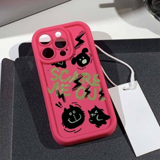 เคสโทรศัพท์มือถือ กันกระแทก ลายผีโดรามีน สําหรับ iPhone 11 12 13 14 15 pro max 11promax 14promax 15promax 13promax 7plus 8plus xr xsmax 14plus