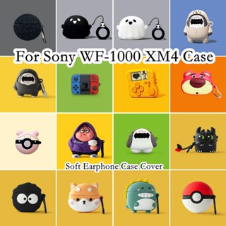 【Yoshida】เคสหูฟัง แบบนิ่ม กันกระแทก ลายการ์ตูน สําหรับ Sony WF-1000 XM4 WF-1000 XM4