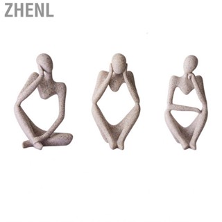 Zhenl Abstract Thinker Sculpture Style Synthetic Resin Beautiful Decor Figurine for Home Office Hotel