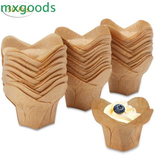 Mxgoods ที่วางแก้วกระดาษ สําหรับอบคัพเค้ก มัฟฟิน 50 ชิ้น ต่อแพ็ค