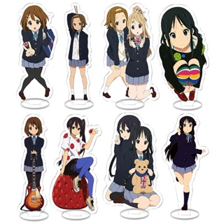 เคออน! สแตนดี้อะคริลิค Hirasawa Yui Akiyama Mio Nakano Azusa พวงกุญแจ อะนิเมะ Kawaii ตั้งโต๊ะ แสดง เครื่องประดับ น่ารัก Accesorios