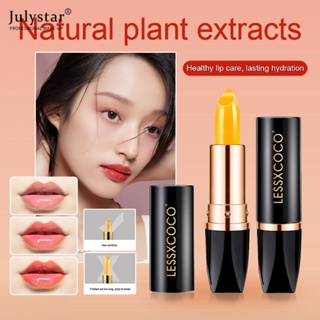 JULYSTAR Lessxcoco แคโรทีนสีอบอุ่นเปลี่ยนลิปสติก 3 สี Velvet Matte Lip GLOSS Anti DRY Crack Moisturizing ลิปสติก