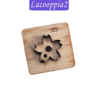 [Lacooppia2] แผ่นแม่แบบ ตัดหนัง รูปดอกไม้ แฮนด์เมด DIY สําหรับตัดกระดาษ พวงกุญแจ กระเป๋าเป้สะพายหลัง