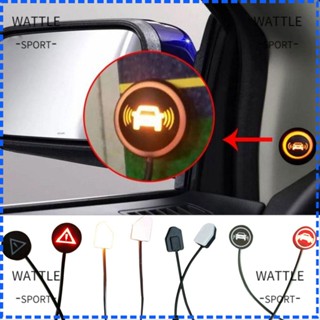 Wattle ระบบเซนเซอร์อัลตราโซนิก ตรวจจับจุดบอดรถยนต์ เรดาร์จอดรถ ไฟเตือนอัลตราโซนิก BSD BSM