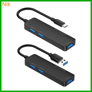 พอร์ต USB C Type C Hub 5 พอร์ต พร้อมการ์ดรีดเดอร์ SD TF Splitter สําหรับคอมพิวเตอร์ PC USB3 0