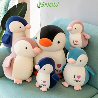 Usnow หมอนตุ๊กตานุ่ม รูปเพนกวินน่ารัก ขนาด 25 ซม. 30 ซม. 35 ซม. ของขวัญวันเกิด สําหรับตกแต่งบ้าน