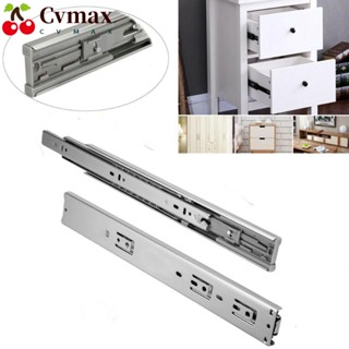 Cvmax รางสไลด์ แบบสามส่วน ทนทาน สําหรับเฟอร์นิเจอร์ โต๊ะคอมพิวเตอร์