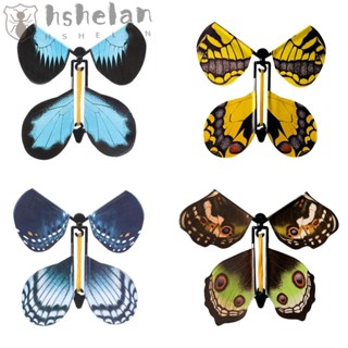 Hshelan ผีเสื้อวิเศษ ตลกในทางปฏิบัติ ยางรัดเซอร์ไพรส์ บิน การ์ด ของเล่น