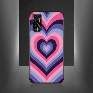 เคสโทรศัพท์ซิลิโคน TPU แบบนิ่ม กันกระแทก ลายหัวใจ สําหรับ Infinix Tecno Spark 6 Go 2020 2021 Spark 5 6 Air 7 Pro Pova 2 4 Pro Pova Neo 2