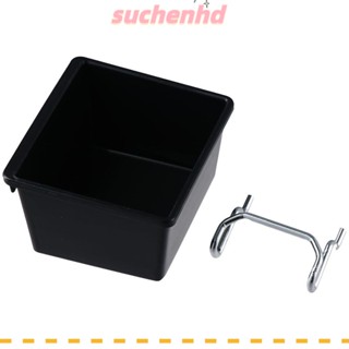 Suchenhd 1/6 ชุด Pegboard Bins ถ้วยเครื่องมือจัดเก็บอุปกรณ์กล่อง Pegboard