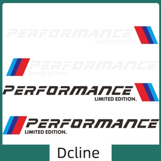 [Dcline.th] สติกเกอร์สะท้อนแสง M Performance Limited Edition สําหรับติดประตูรถยนต์ 2 ชิ้น