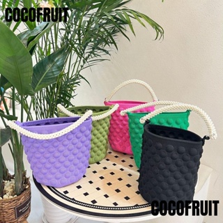 Cocofruit กระเป๋าสาน กระเป๋าใส่โทรศัพท์มือถือ ขนาดเล็ก สําหรับผู้หญิง