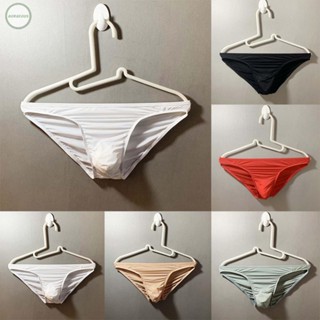 GORGEOUS~Mens Sexy Low-Rise Ice Silk Panties Knickers Bikini Underwear Underpants Briefs