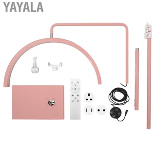 Yayala Half Moon Lamp  Eye Protection Rotating Head 40W Weighted Base 2700-5600K Eyelash  Floor 100-240V for Eyebrows