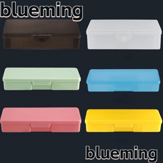 Blueming2 กล่องเก็บเครื่องมือทําเล็บ พลาสติกใส กันฝุ่น 10 แบบ อเนกประสงค์ แบบพกพา 4 ชิ้น