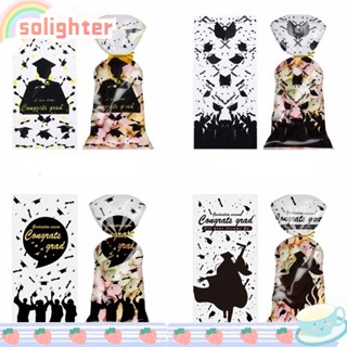 Solighter ถุงขนม แบบใช้แล้วทิ้ง DIY สําหรับใส่อาหาร ตกแต่งปาร์ตี้ 50 ชิ้น