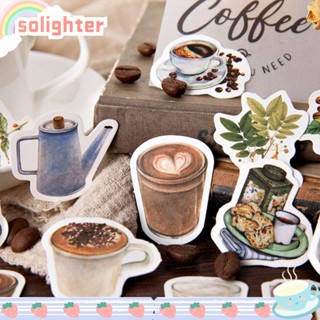 Solighter สติกเกอร์ ลายหลังคา สไตล์วินเทจ สําหรับตกแต่งสมุดไดอารี่ DIY 3 กล่อง