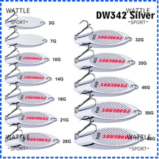 Wattle VIB เหยื่อตกปลา แบบแข็ง สีเงิน