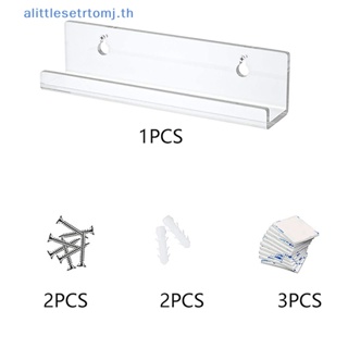 Alittlese ชั้นวางของไวนิลใส แบบติดผนัง สําหรับตกแต่งบ้าน