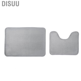 Disuu Memory Foam Bathroom Rug Absorbent Bath Mat And Contour Toilet  Slip Pad