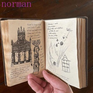 Norman Jones Grail สมุดไดอารี่ ปกหนัง สไตล์วินเทจ คลาสสิก ของขวัญ สําหรับตกแต่ง