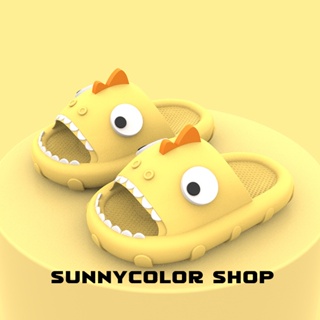 SUNNYCOLOR  รองเท้าแตะหญิง รองเท้าหัวโต แฟชั่น ธรรมดา ใส่สบายๆ 2023ใหม่ FBT23904T8 36Z230909