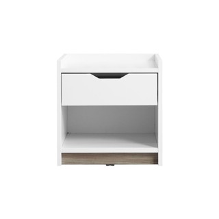 Koncept furniture ตู้ข้างเตียง KC-PLAY รุ่น DRESSI สีขาว (40x40x40 ซม.)