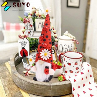 Suyo ตุ๊กตาคนแก่ไร้หน้า ไร้หน้า สีแดง สําหรับตกแต่งห้อง