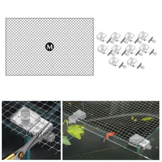 [Homyl] ตาข่ายกันกระโดด ติดตั้งง่าย สําหรับตู้ปลา
