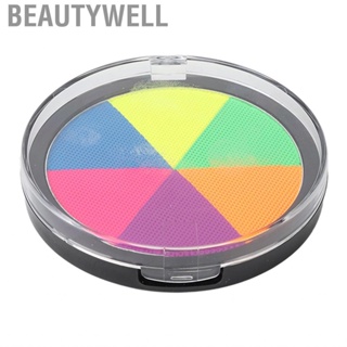 Beautywell Face Paint Makeup Palette  In the Dark Colorful Water Based 6 Colors for Christmas Halloween Cosplay Party Kids Adults