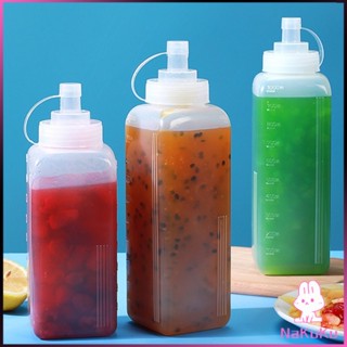 NKK ขวดบีบซอสปรุง ขนาดใหญ่ 800ML 1000ML สําหรับใส่ซอสน้ํามันมัสตาร์ด  Jam bottle