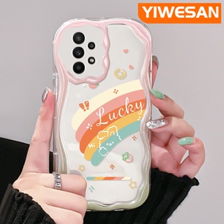 เคสโทรศัพท์มือถือ ซิลิโคนใส กันกระแทก ลายการ์ตูนสายรุ้ง สําหรับ Samsung galaxy A22 4G A22 5G M22 A21s A23 A24