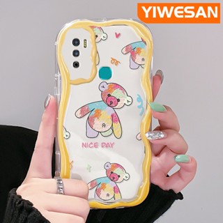 เคสมือถือ แบบนิ่ม แบบใส ลายหมี Nice Day กันกระแทก สําหรับ Infinix Hot 9 Pro Hot 9 Play Hot 12 Play