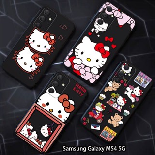 เคสโทรศัพท์ซิลิโคน TPU แบบนิ่ม ลายการ์ตูนคิตตี้ กันกระแทก สําหรับ Samsung Galaxy M14 M23 M32 M33 M53 M54 5G M62 F62