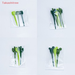 (Takashitree) ส้อมจิ้มผลไม้ แคคตัส สลัด เค้ก ขนมขบเคี้ยว อาหารเด็ก 3/6 ชิ้น