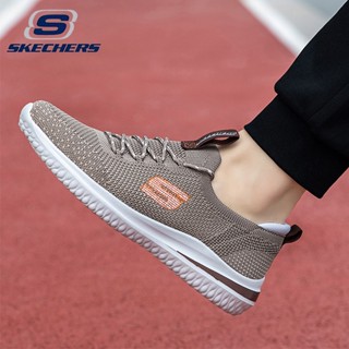 จัดส่งด่วน!! Skechers_ รองเท้าวิ่งลําลอง ผ้าตาข่าย ระบายอากาศ คุณภาพสูง สําหรับผู้ชาย