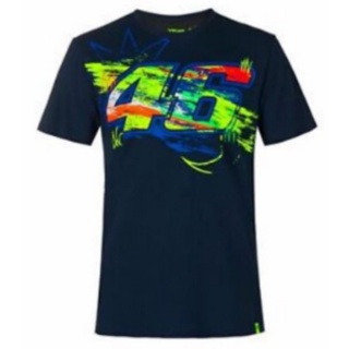 เสื้อยืดแขนสั้นลําลอง แบบแห้งเร็ว ลาย Moto GP VR 46 Biker สําหรับเด็กผู้ชาย