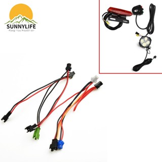 Sun อะไหล่สายเคเบิลไฟหน้า และไฟท้ายรถจักรยานไฟฟ้า 24v-60v