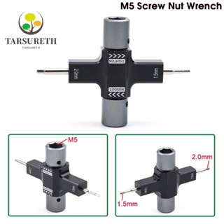 Tarsureth ประแจน็อตสกรู M5 ซ็อกเก็ตหกเหลี่ยม M5 1.5 มม. 2.0 มม. สําหรับโดรนบังคับ FPV