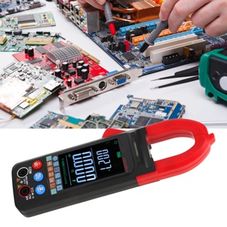  SaTine Shop Digital Clamp Meter เครื่องวัดโวลต์มิเตอร์ AC DC เครื่องทดสอบกระแสอัจฉริยะมัลติมิเตอร์ NCV สำหรับการวัด