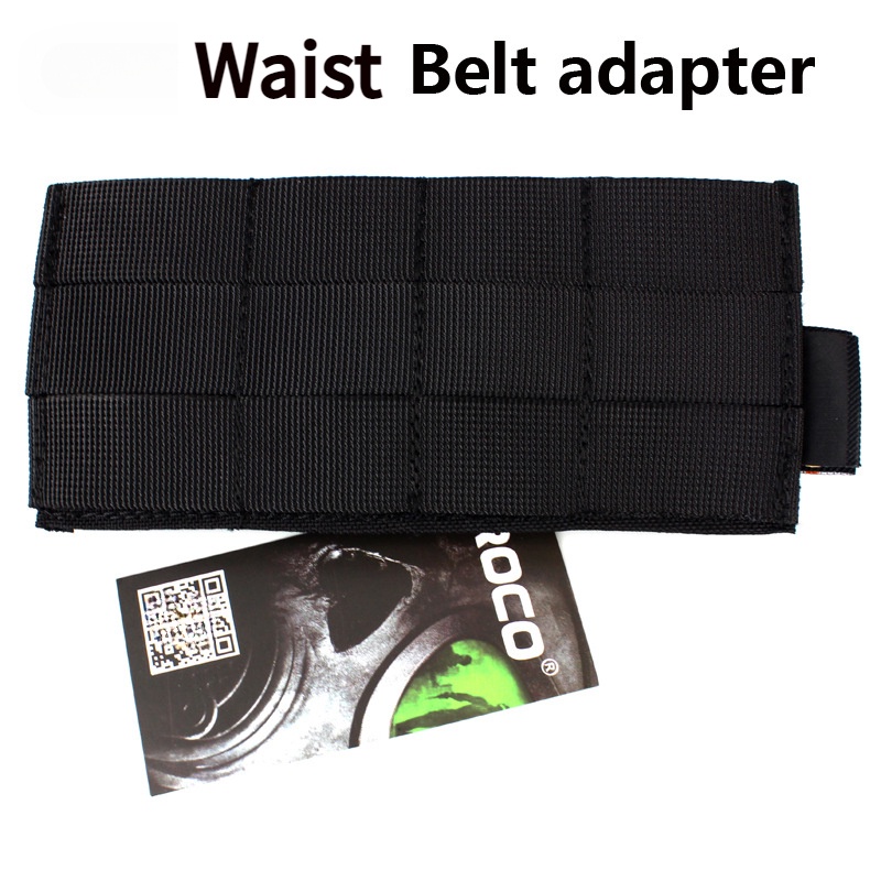 Luc 1000D ไนลอนยุทธวิธี Molle แผงเอวโมดูลเข็มขัดเอว Molle อะแดปเตอร์แปลงแผ่นสําหรับติดตั้งเครื่องมือ