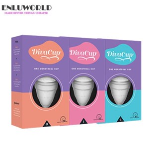 [พร้อมส่ง] Divacup ถ้วยประจําเดือน ซิลิโคนนุ่ม นํากลับมาใช้ใหม่ได้ สําหรับผู้หญิง