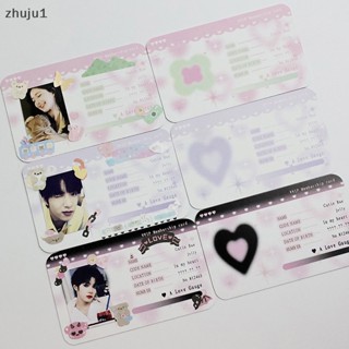 [zhuju1] กรอบรูป ลายหัวใจ Kpop ID เครื่องเขียน DIY สําหรับตกแต่งบ้าน โรงเรียน 18 ชิ้น ต่อล็อต