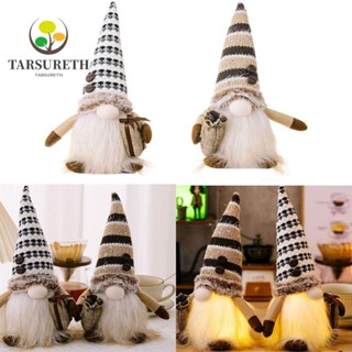 Tarsureth ตุ๊กตาโนม Navidad Natal Glowing ไร้หน้า ของขวัญคริสต์มาส สําหรับตกแต่งบ้าน