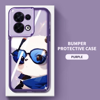 Ybd เคสโทรศัพท์มือถือแบบนิ่ม TPU ใส ลายแพนด้าน่ารัก สําหรับ OPPO Reno 8 Pro Plus 5G