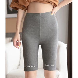 CnyThia กางเกงเลกกิ้ง 5ส่วน ทรงสวยเข้ารูป ผ้านุ่ม ยืดหยุ่น ระบายอาการได้ดี กางเกงเล่นโยคะ ออกกำลังกาย #6122