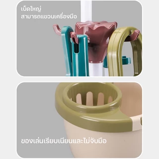 ชุดของเล่นทำความสะอาดบ้านสำหรับเด็ก 8/18/23PCS ชุดไม้กวาด แปรง ที่ตักขยะ ไม้ถูพื้น ทําความสะอาดบ้าน ของเล่นเด็ก