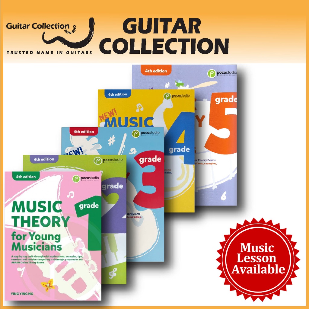 ทฤษฎีเพลงสําหรับนักดนตรีหนุ่ม (เกรด 1-5) Poco Studio Ying Ng รุ่นที่ 4