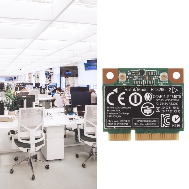 Rr RT3290 802 11b g n การ์ด Wifi ไร้สาย บลูทูธ 3 0 Half Mini PCI-E แบบเปลี่ยน สําหรับ CQ58 M4 M6 4445S