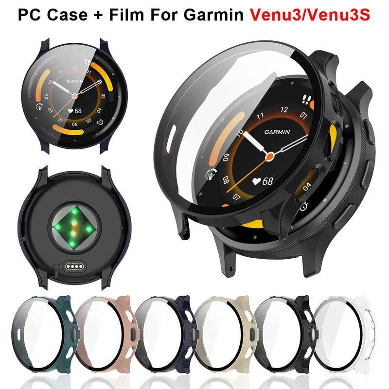 ฟิล์มกระจกนิรภัย PC กันรอยหน้าจอ แบบเต็มจอ สําหรับ Garmin Venu 3 3S Garmin Venu3S 3 S